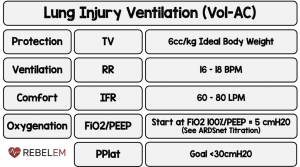 Vent settings COVID